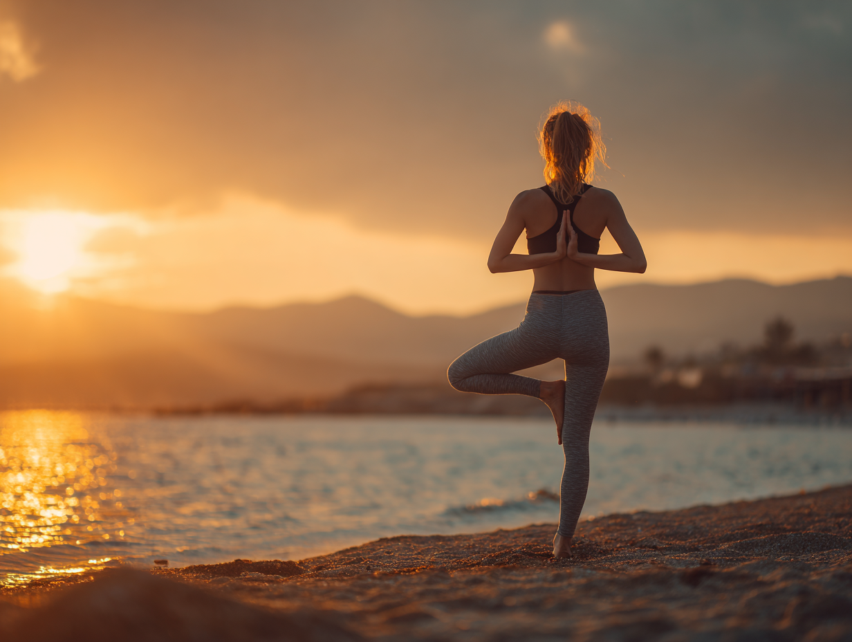 Фонове зображення йоги та медитації